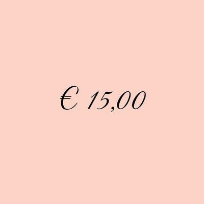 Cadeaubon €15