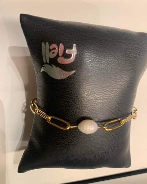 Gouden armband met muntje – Armbanden