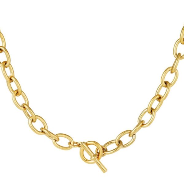 Grove gouden schakelketting – Halskettingen