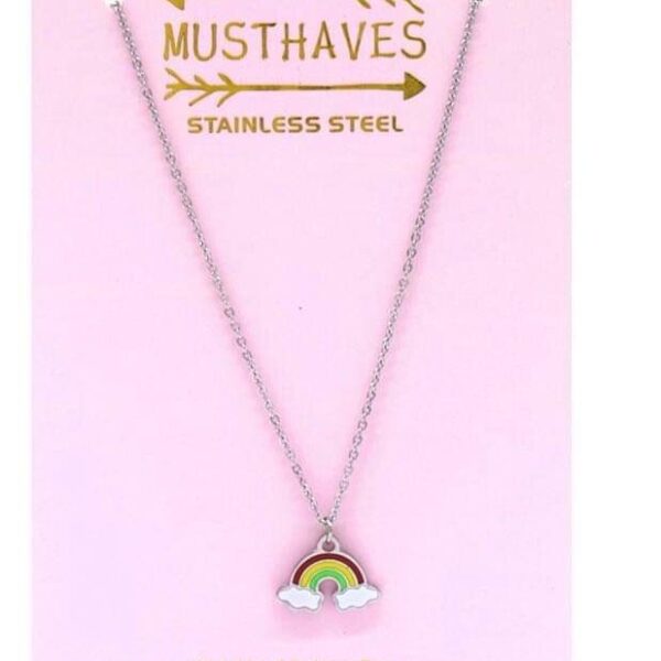 Ketting met roze hanger – Halskettingen