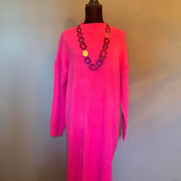 Roze kleedje met lange mouwen – Jurken & Kleedjes